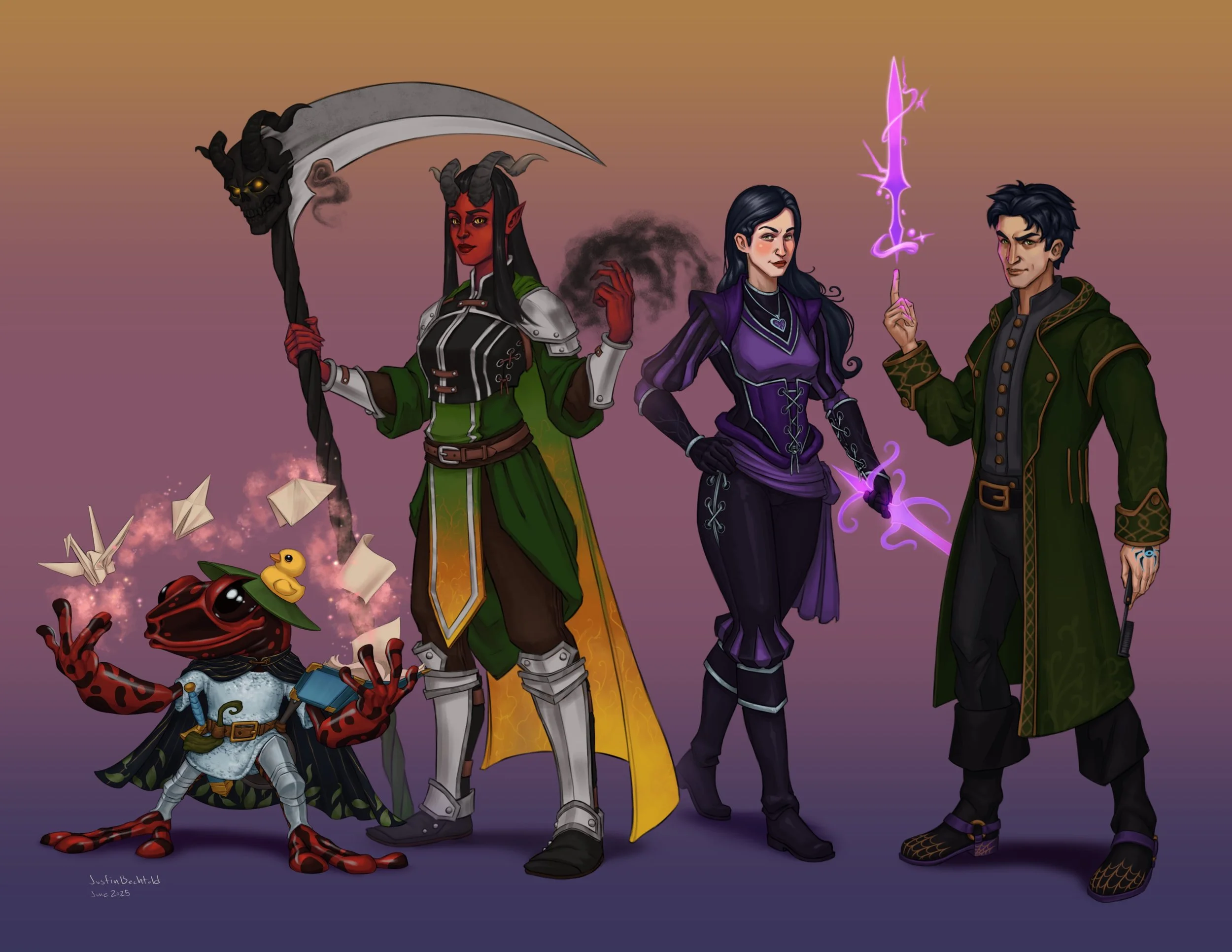 Dungeons and Dragons Characters Commissioned work