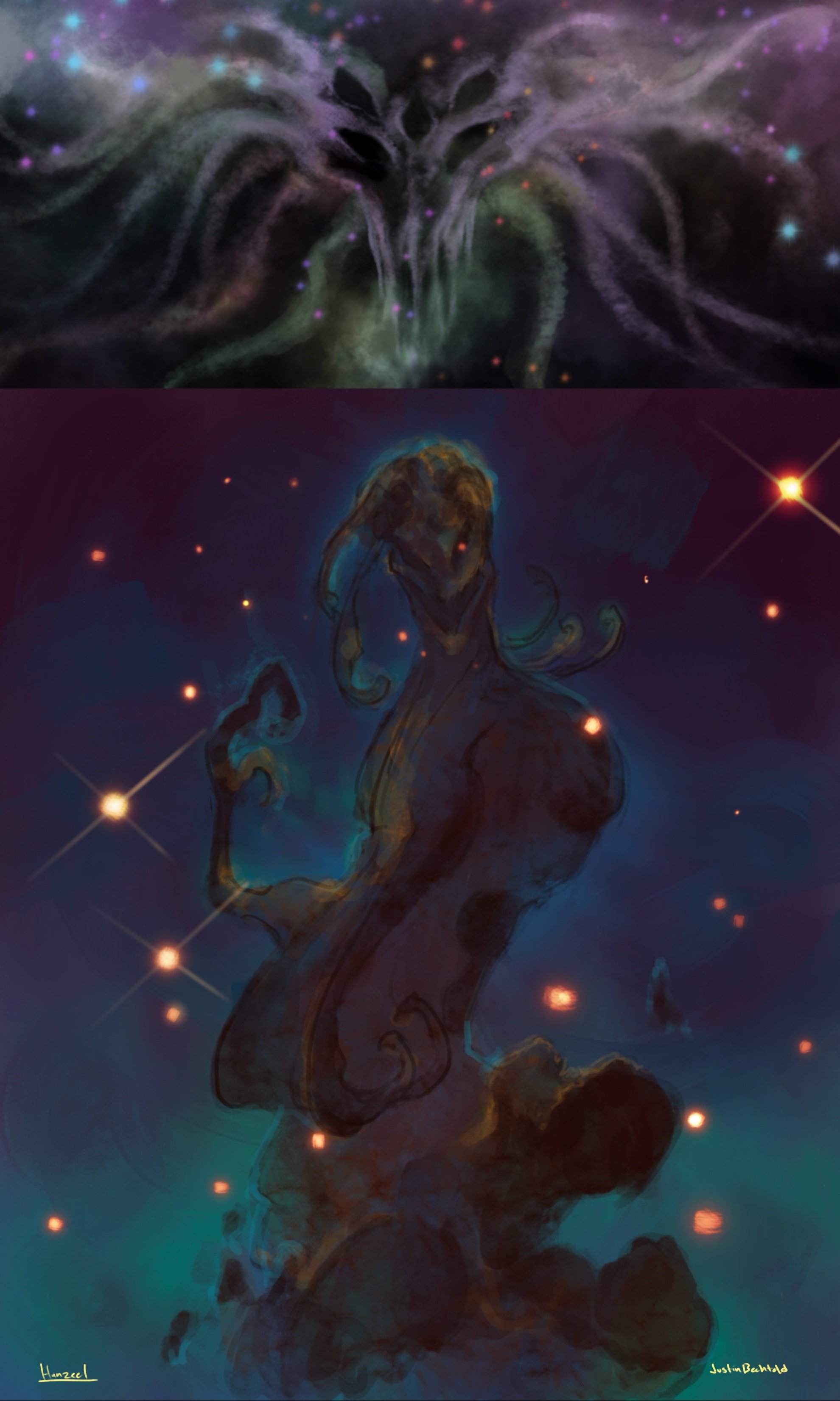 Illustrative concepts of the Hanzeel (Retrograde). Villain of the ZOTEAAC storyline.