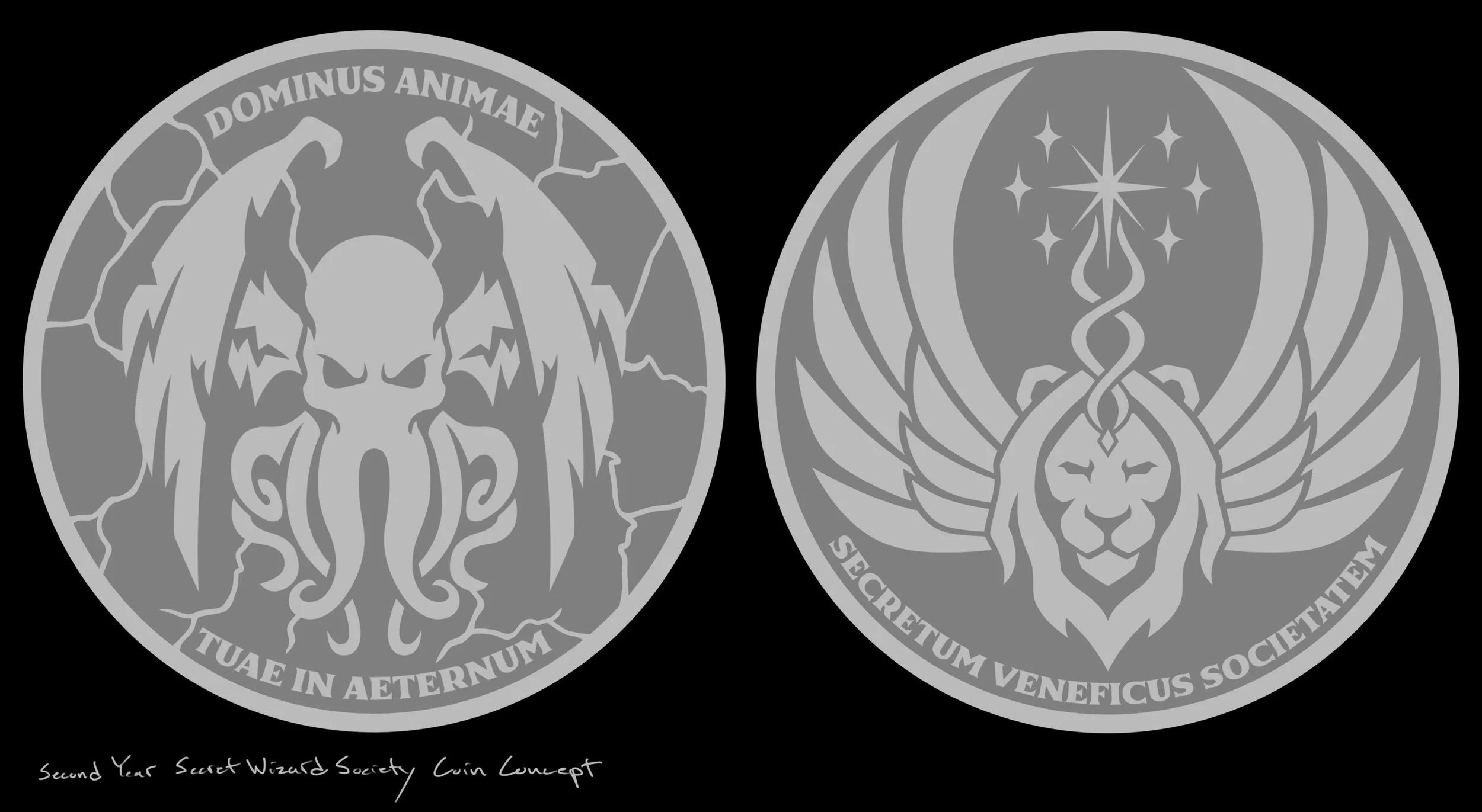 2nd year collectible VIP medallion art design.