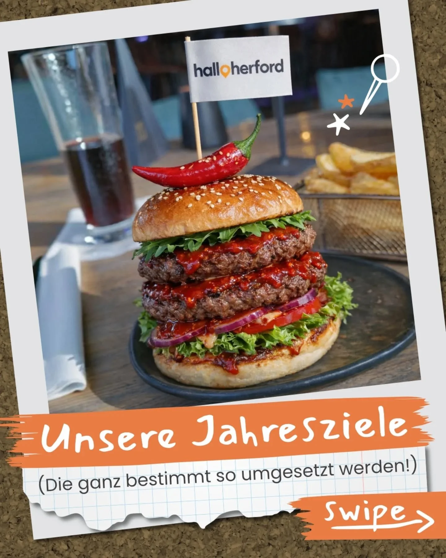 Welches unserer Jahresziele 2026 ist euer Favorit? 💯

🎉 2026: UNSERE HALLOHERFORD JAHRESZIELE🌍👑

2025 war erst das Aufw&auml;rmen &ndash; f&uuml;r das neue Jahr haben wir uns ein paar ganz bescheidene Meilensteine gesetzt. Wir haben mal einen Bli