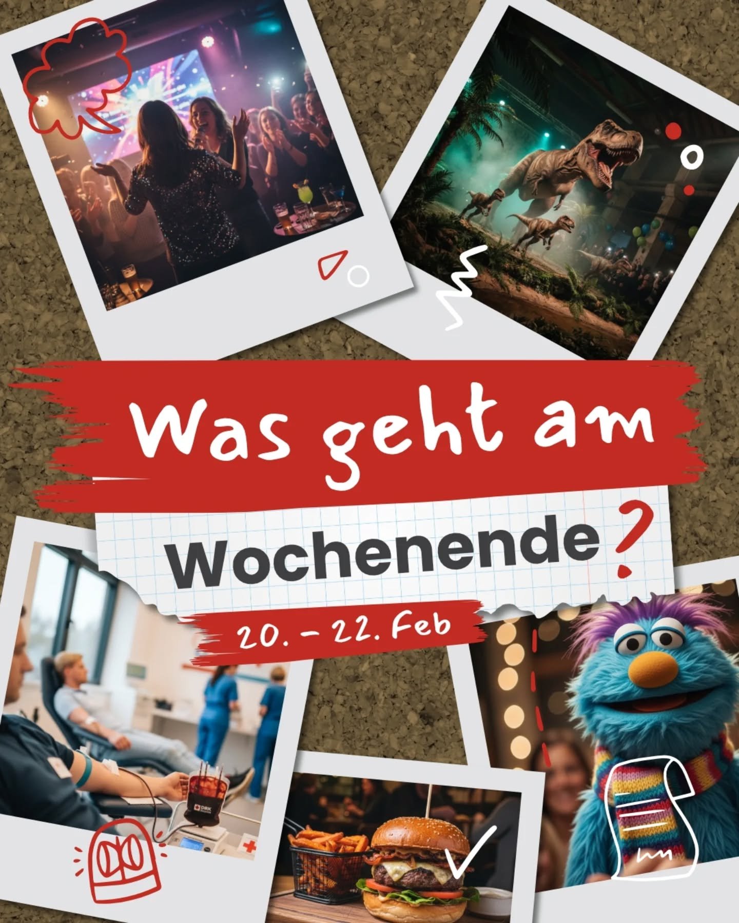 WAS GEHT AM WOCHENENDE? 🎉 Euer neuer Guide ist da! 

Wir haben wieder die spannendsten Highlights f&uuml;r Herford und Umgebung in diesem Karussell f&uuml;r euch gesammelt.  Egal ob ihr Lust auf Action, Kultur oder einfach nur eine gute Zeit habt &n