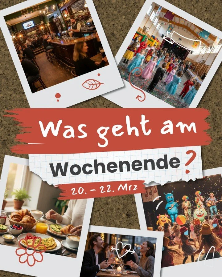 WAS GEHT AM WOCHENENDE? 🥳✨

Euer neuer Guide f&uuml;r den Kreis Herford ist frisch am Start! Wir haben euch die besten Highlights f&uuml;r die kommenden Tage wieder in ein kompaktes Karussell gepackt. Swiped euch direkt durch die Bilder und plant eu