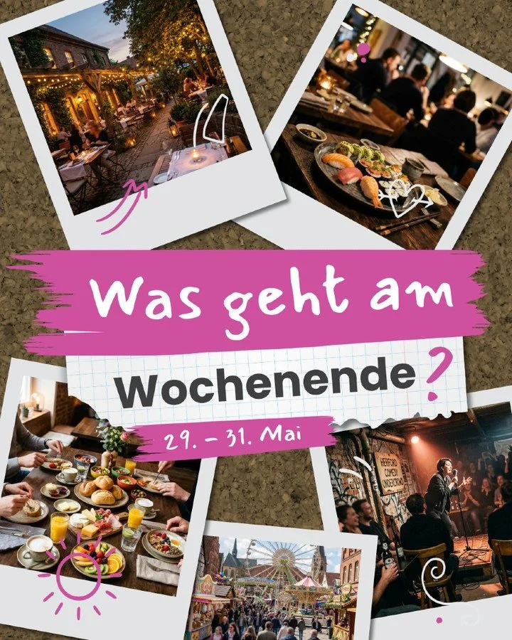 DEIN WOCHENENDE IM KREIS HERFORD 🗓️🔥

Wir haben wieder f&uuml;r euch ein paar Highlights f&uuml;r dieses Wochenende rausgesucht.
Welches Event ist euer Favorit? Markiert eure Begleitung in den Kommentaren! 👇

#halloherford #wochenende #flohmarkt #