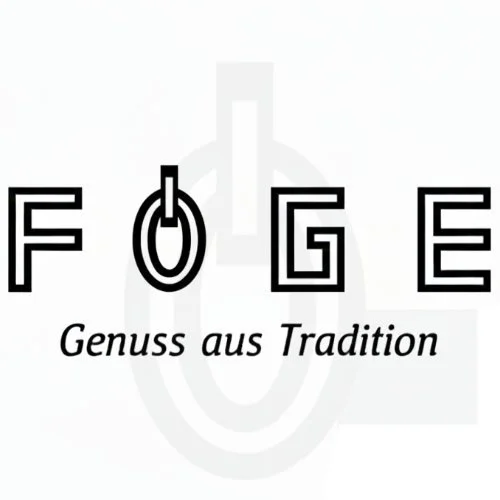 Logo mit dem Wort 'FOLGE' und dem Untertitel 'Genuss aus Tradition' auf weißem Hintergrund.