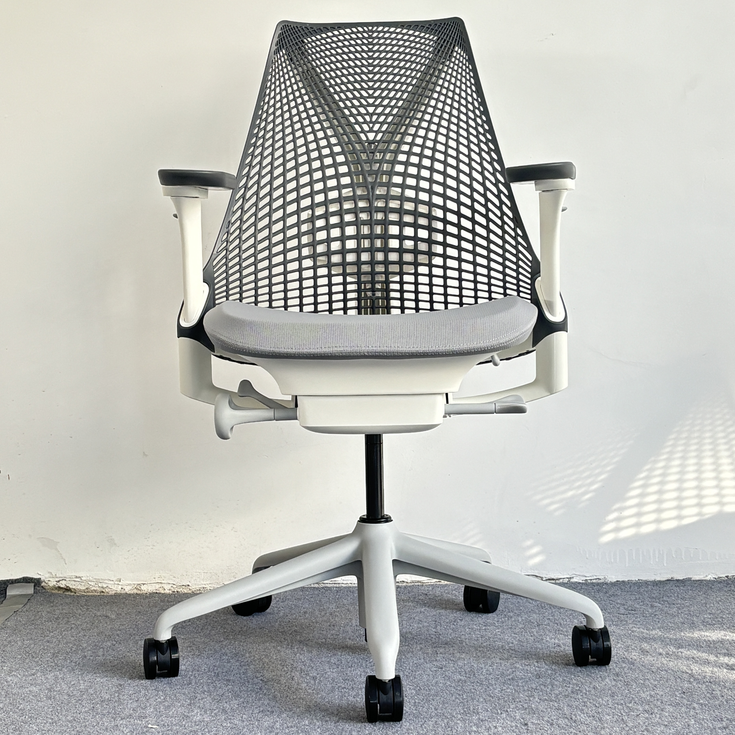 Herman Miller Sayl Dark Grey Back Ergonomic Office Chair Australia.png