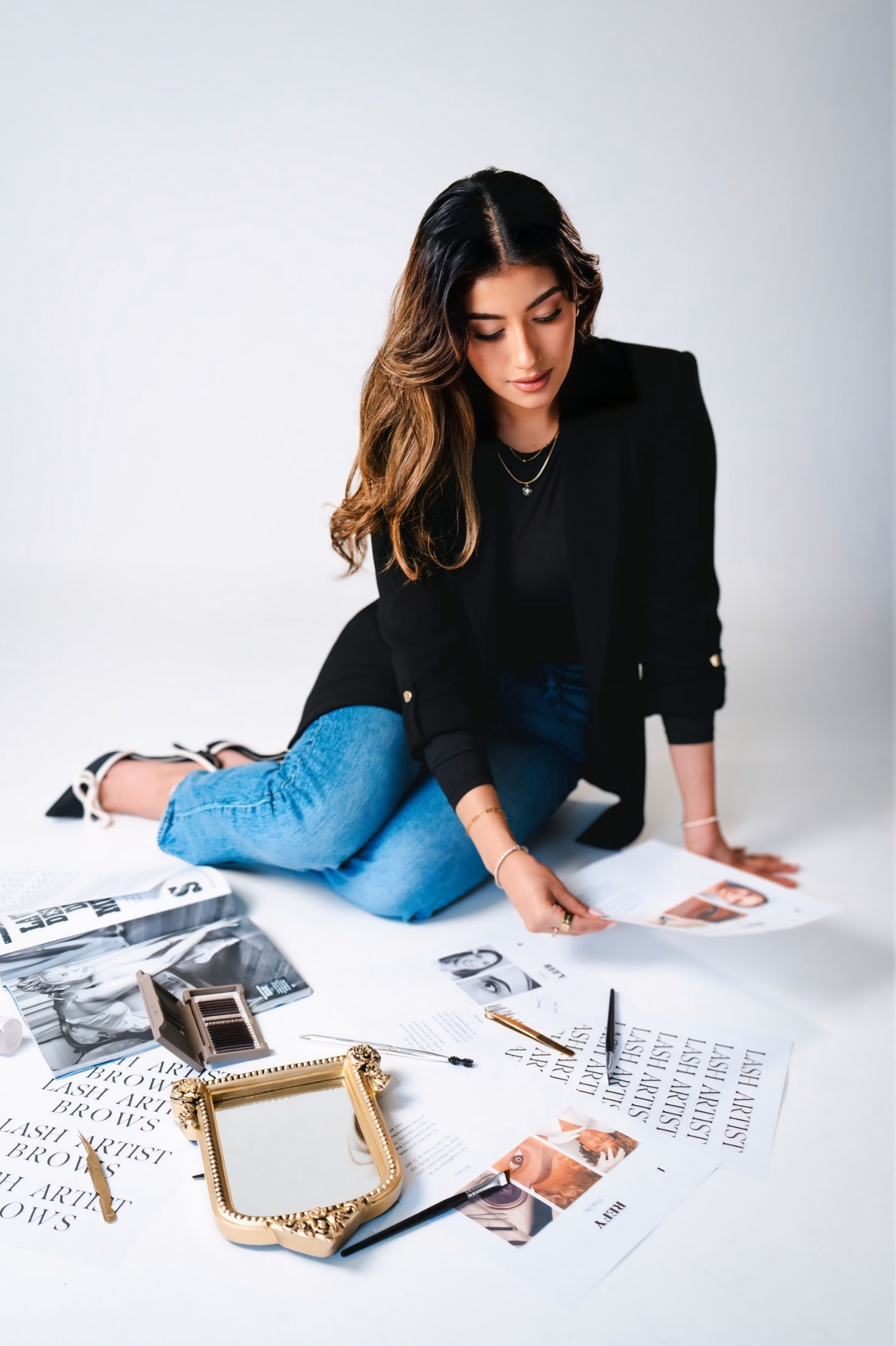 Utah County lash and brow artist professional portrait.