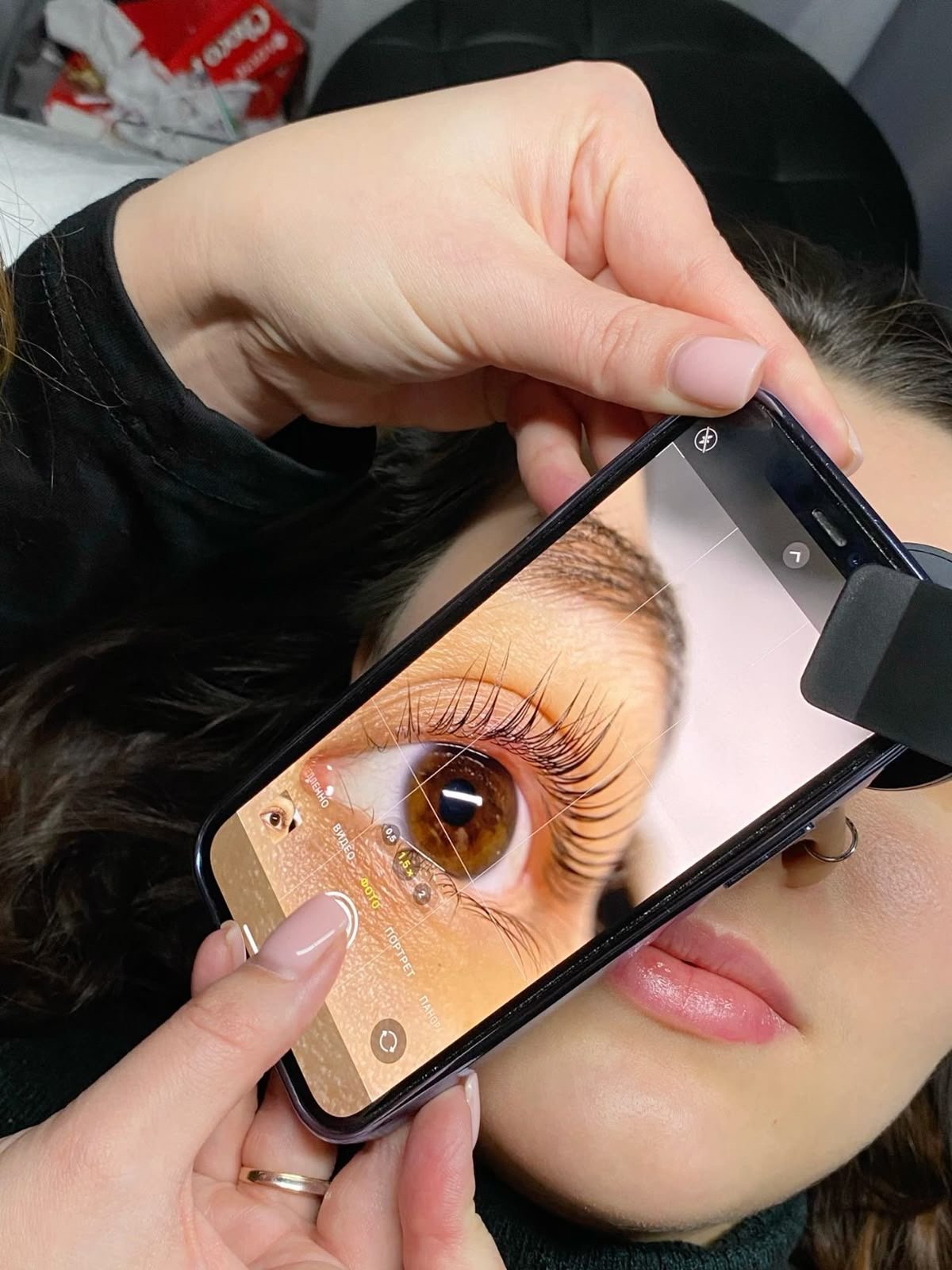 Keratin lash lift before and after – Utah County.