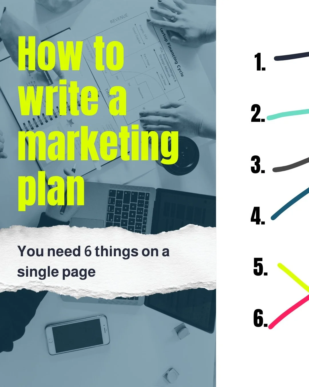 I&rsquo;ve seen the most elaborate marketing plans in my life, and my guess is that most took longer to create than implement.

Which is fine if you have a full marketing team, tons of empty hours or achieving the actual goal isn&rsquo;t really impor