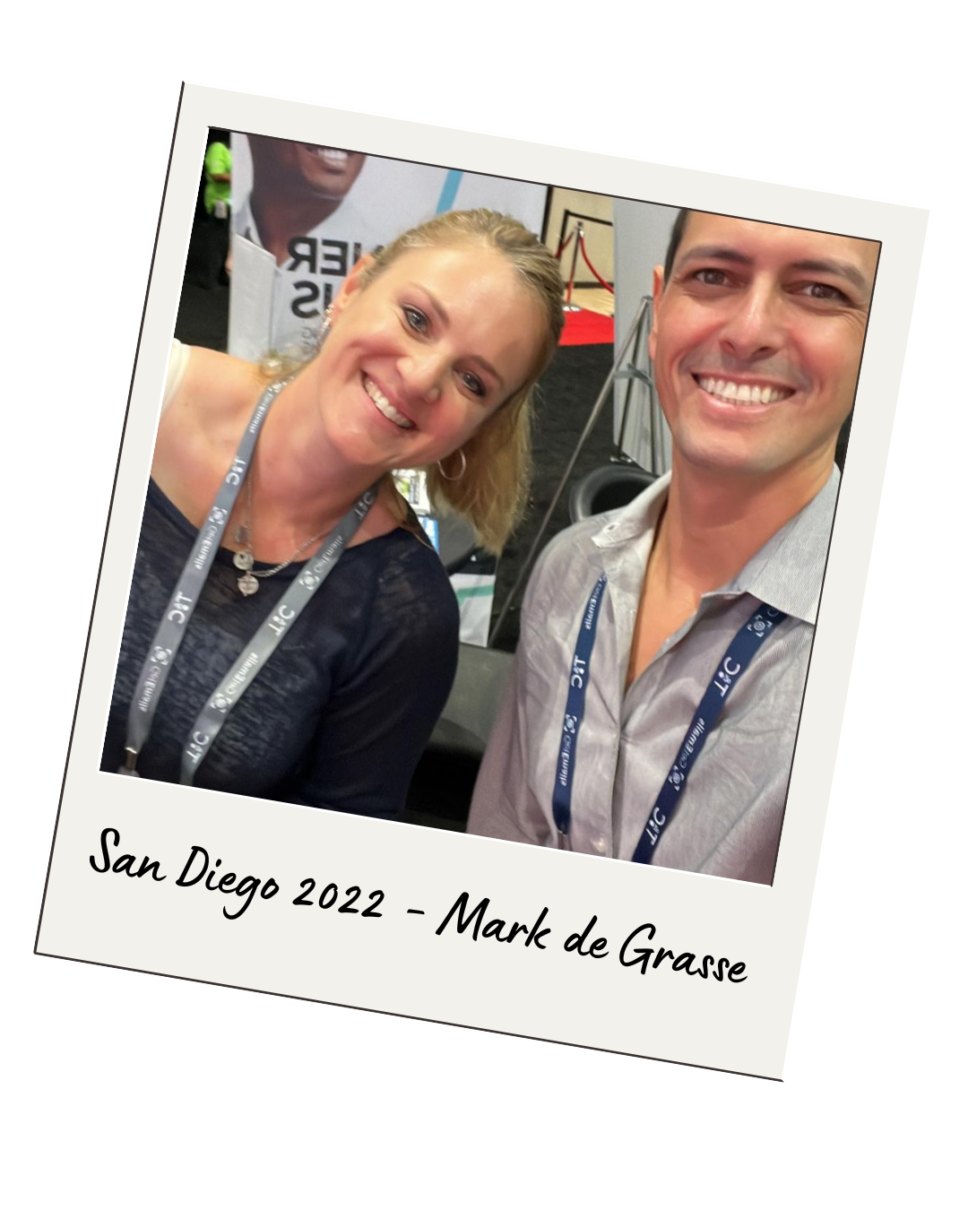 Kira Goller at Traffic and Conversion Summit,  San Diego 2022 with Mark de Grasse.