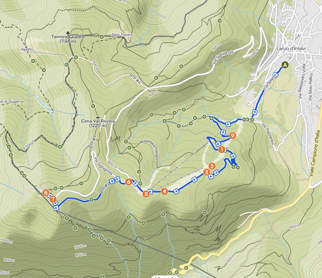 802 - Lanzo d'Intelvi - Vetta Monte Sighignola, il Balcone d’Italia