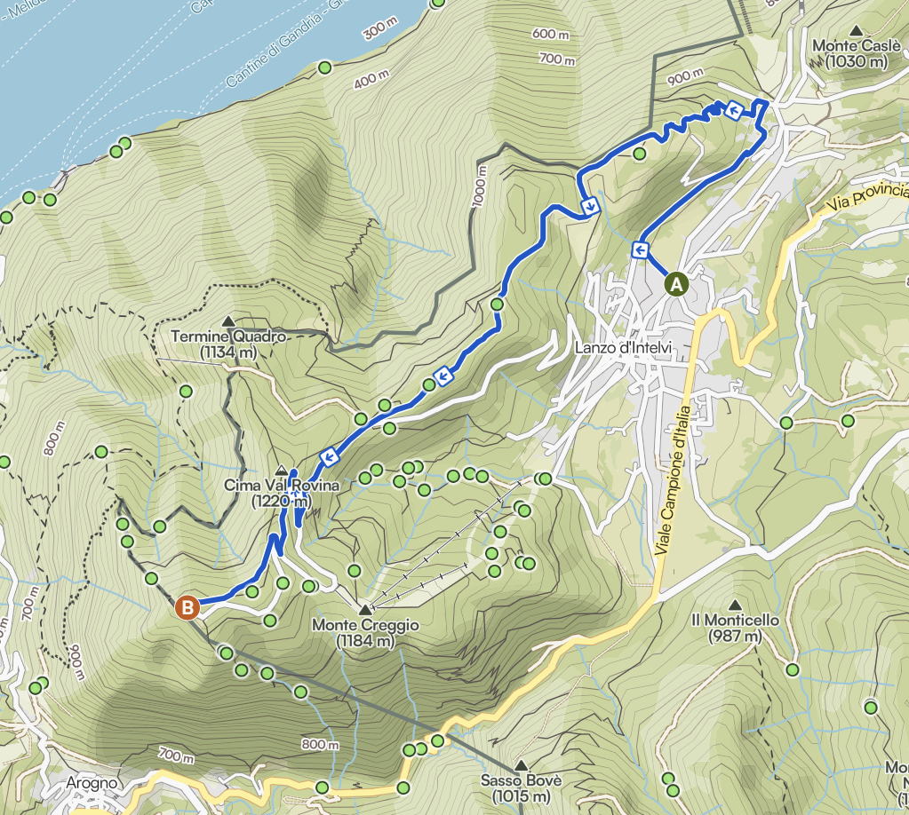 810 - Lanzo d'Intelvi - Vetta Monte Sighignola