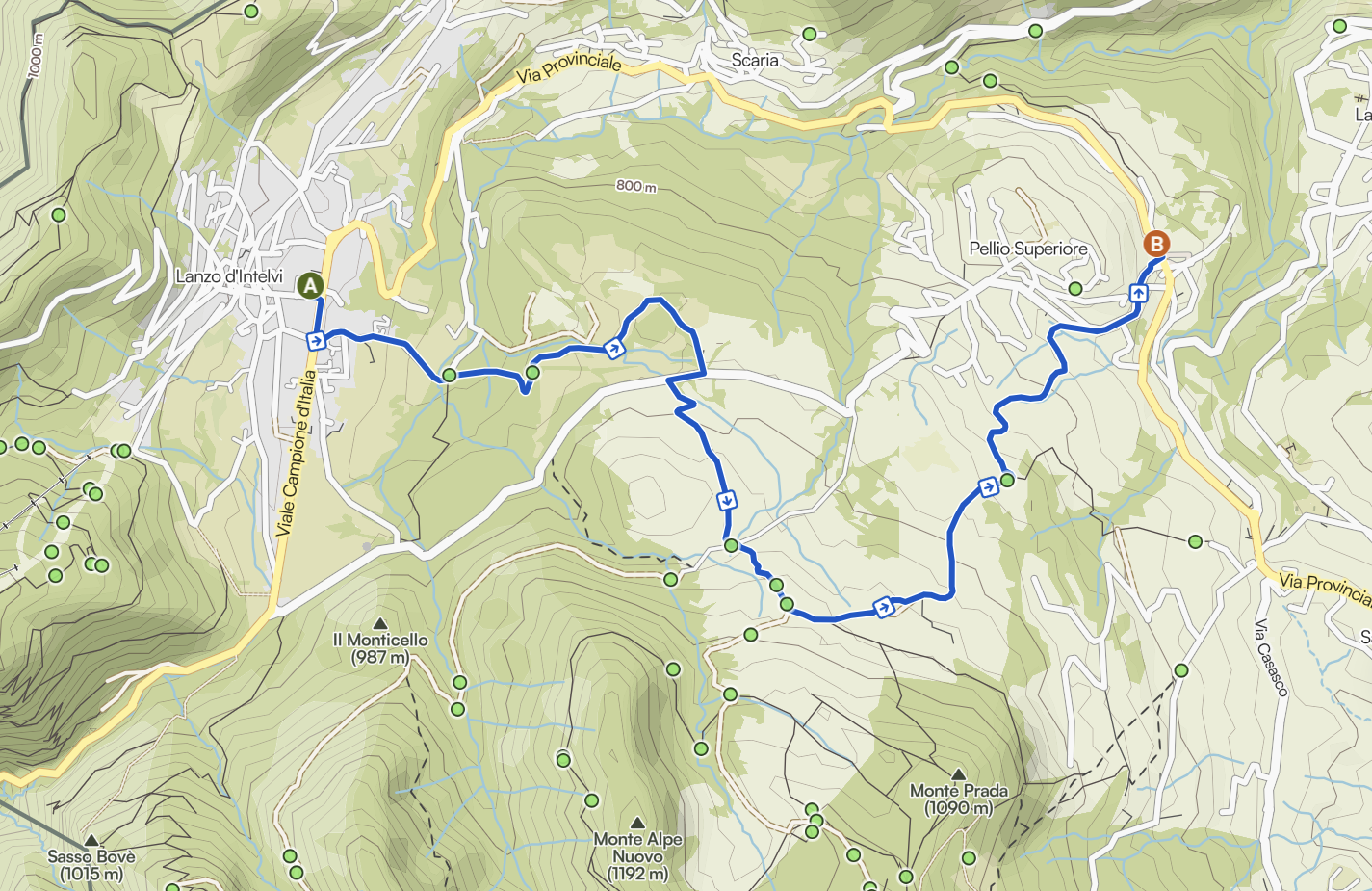957 - Lanzo d'Intelvi - Palalanzo - Pellio Inferiore