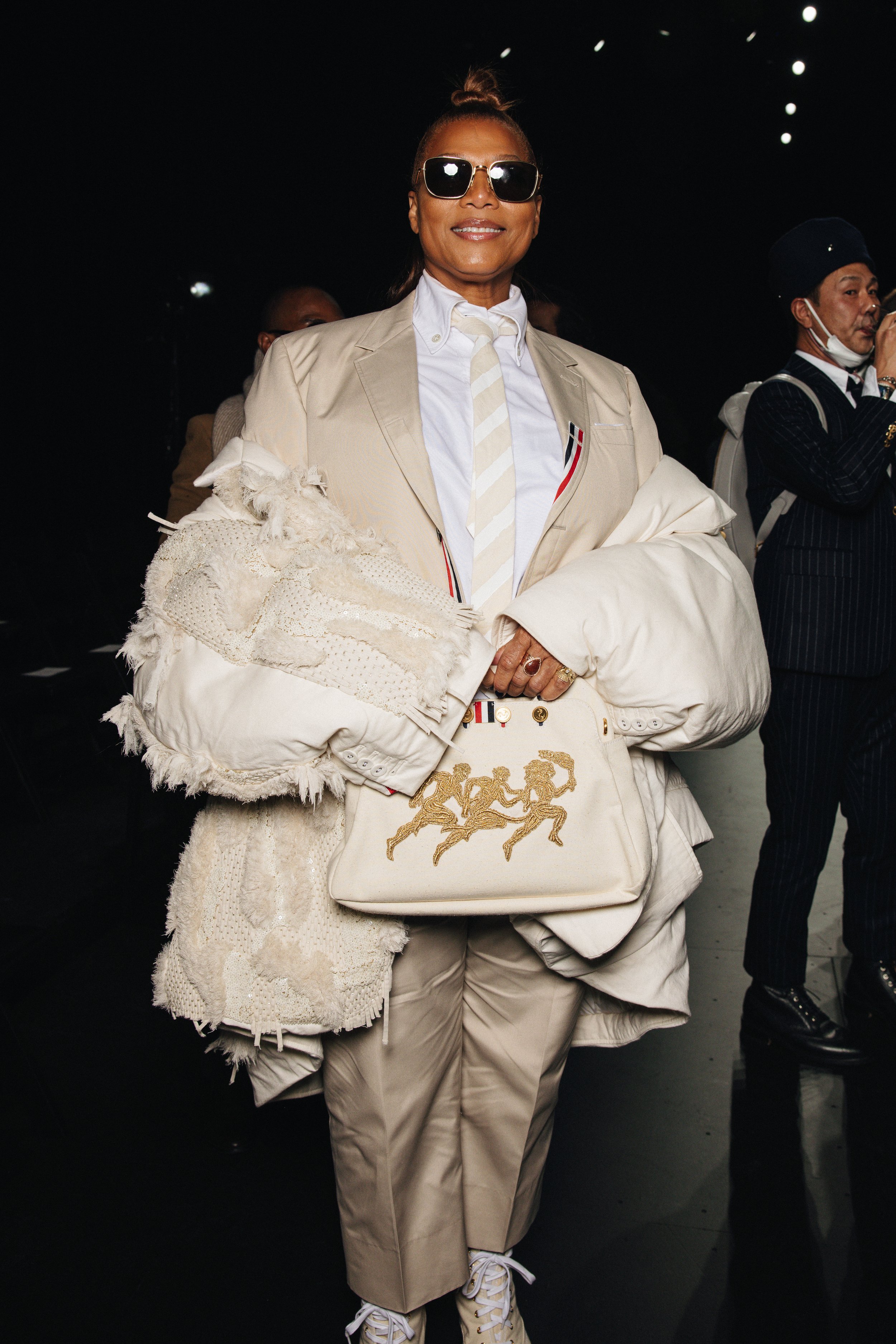 QUEEN LATIFA x THOM BROWNE 