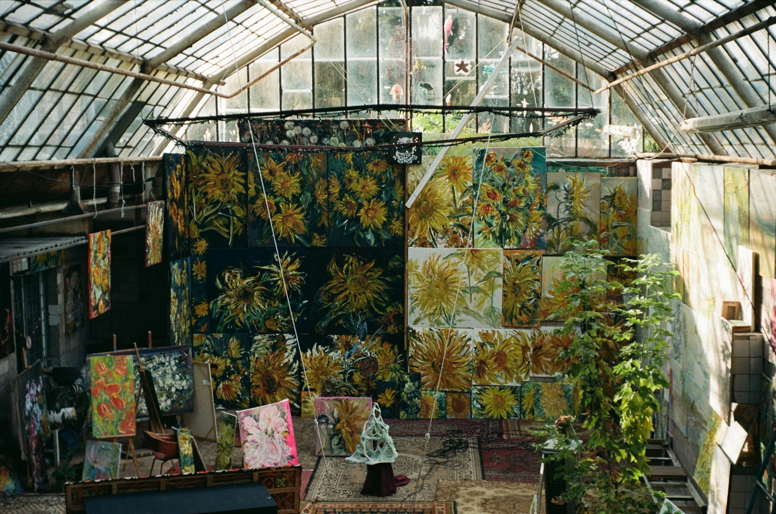 Art studio celebrating creativity and emotional expression through painting