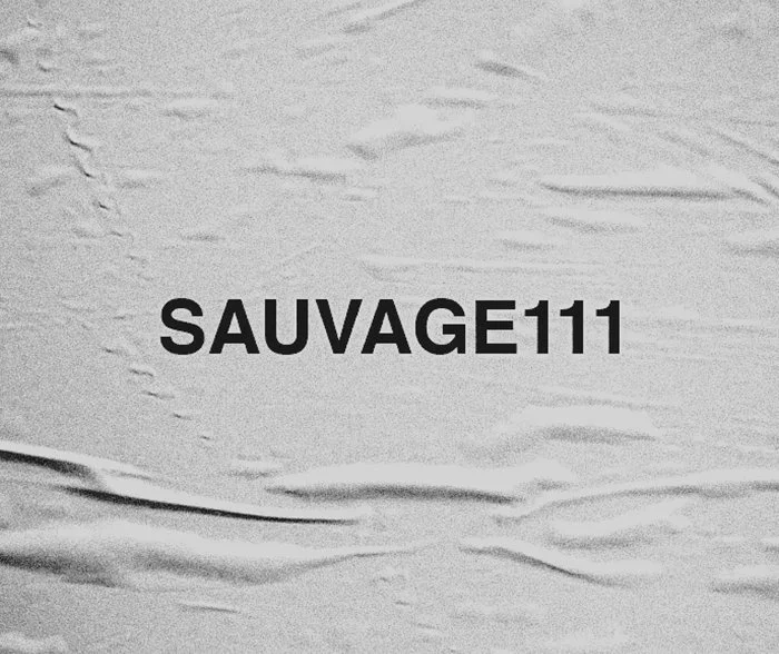 Logo Sauvage111 sur fond papier