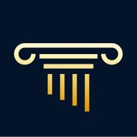 Logo Acropolia sur fond bleu marine