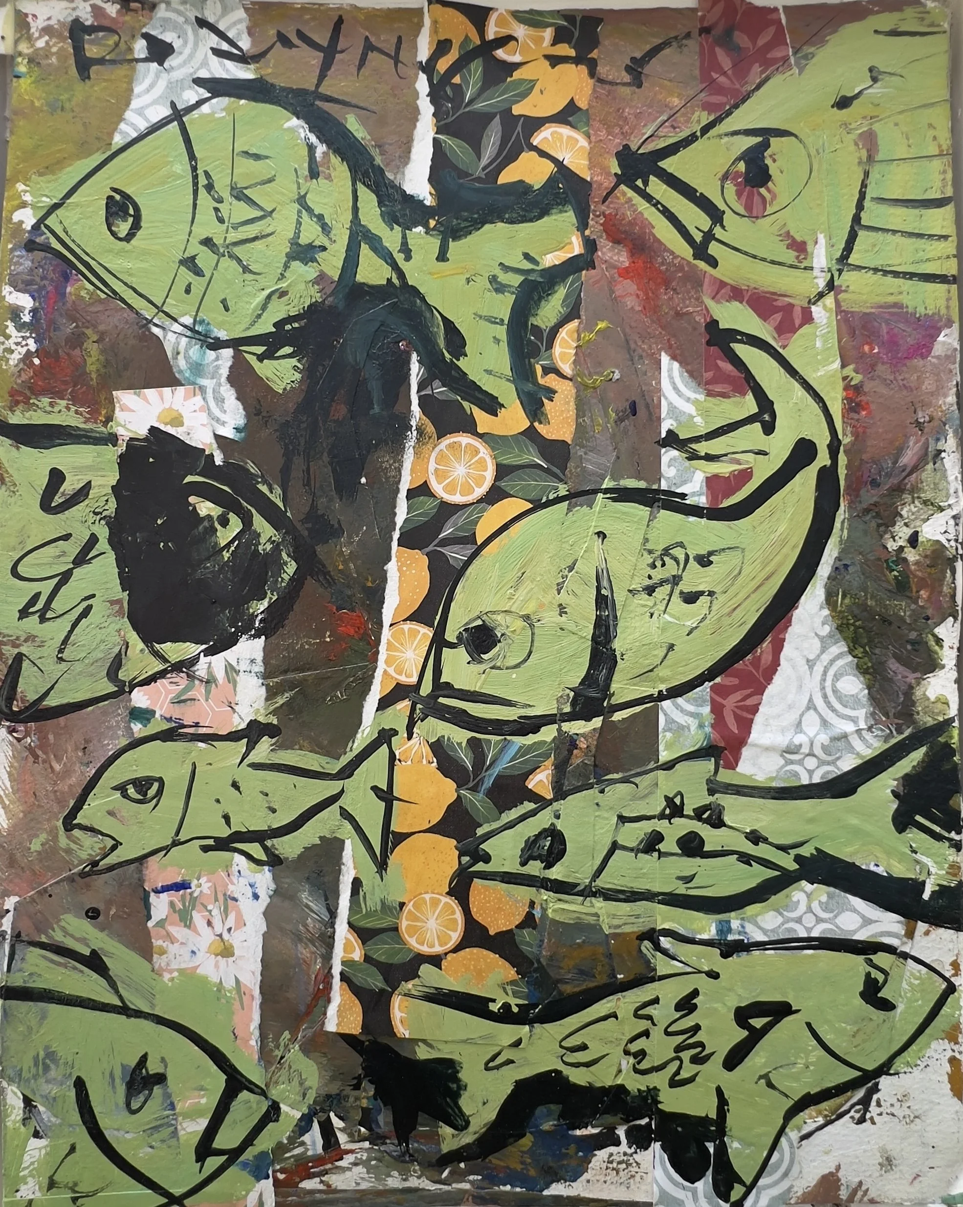 Mixed Media Fish