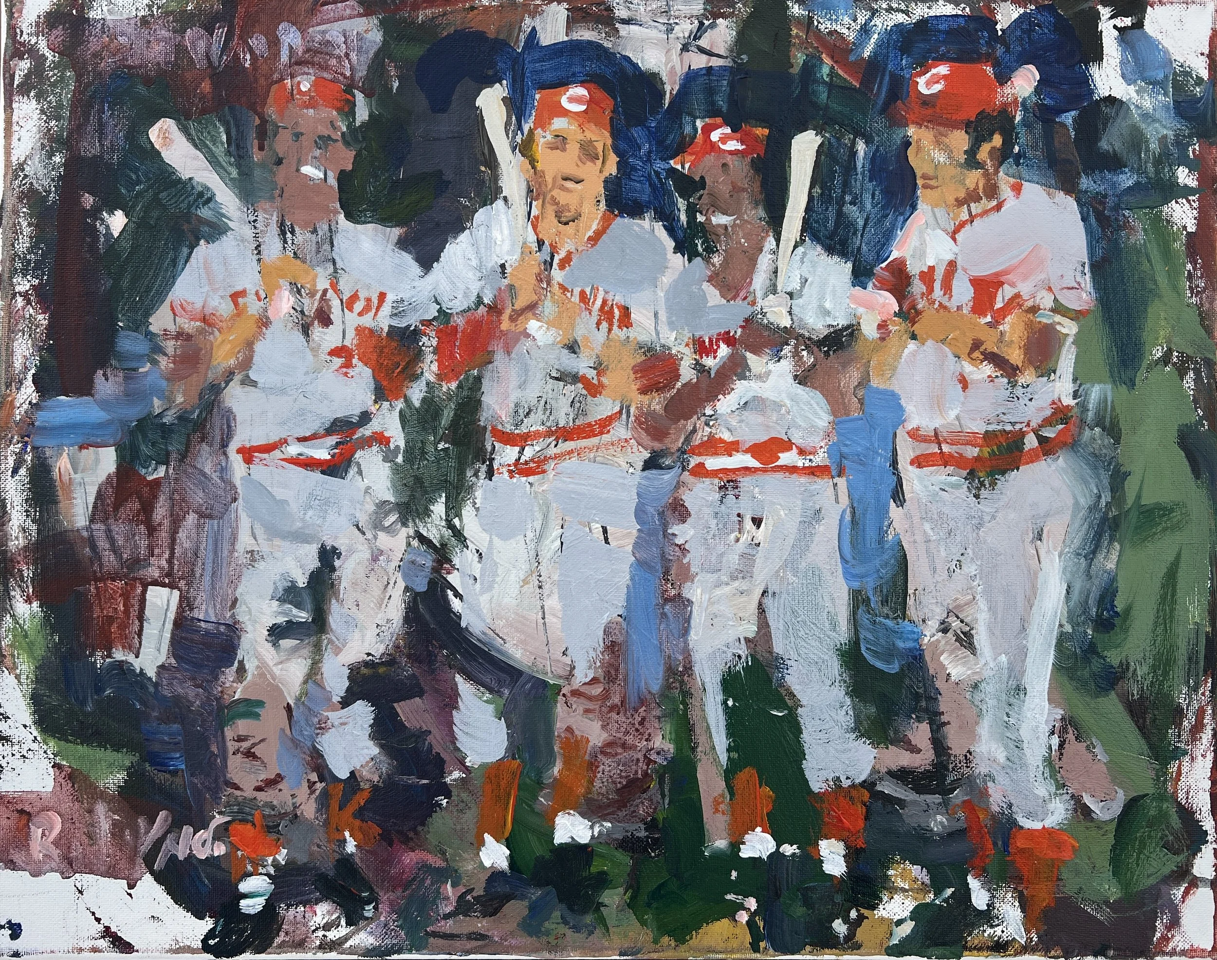 The Big Red Machine Art Print