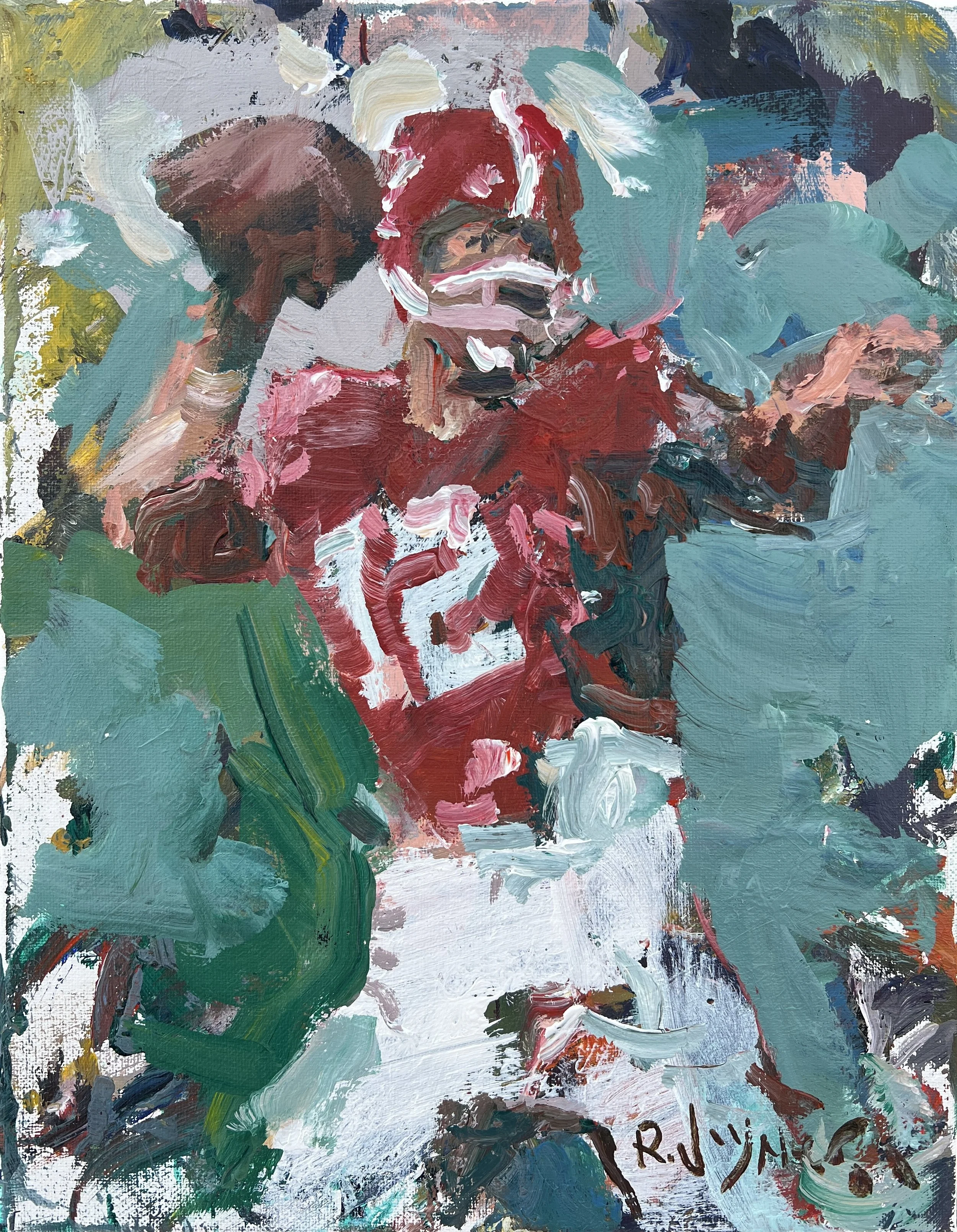 Joe Namath – Alabama Crimson Tide Art Print