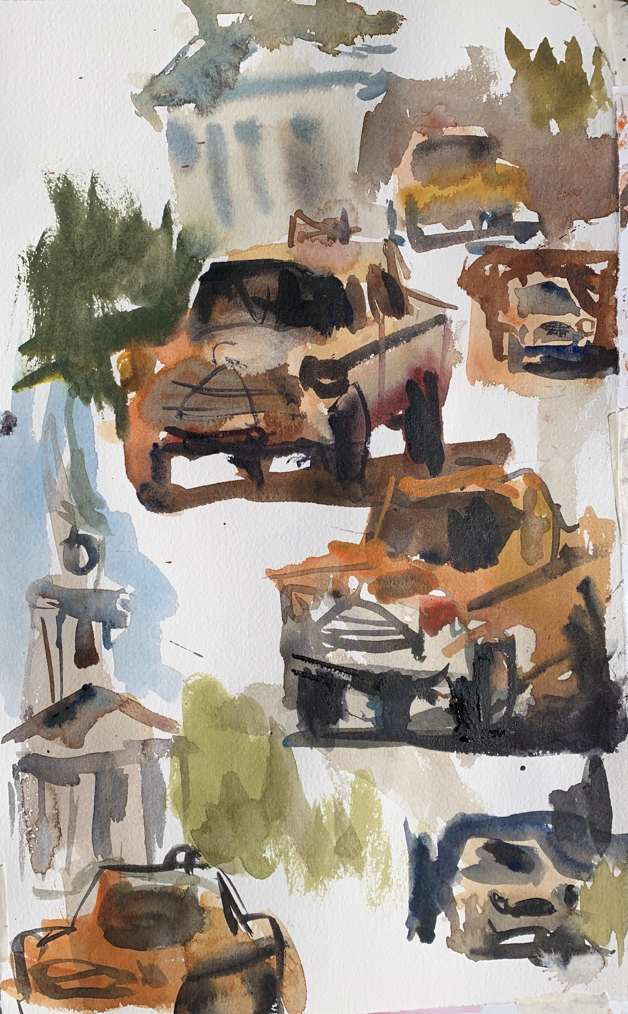 Intermediate watercolor course