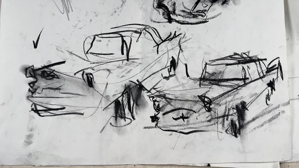 Classic Chevy Drawing Progressions