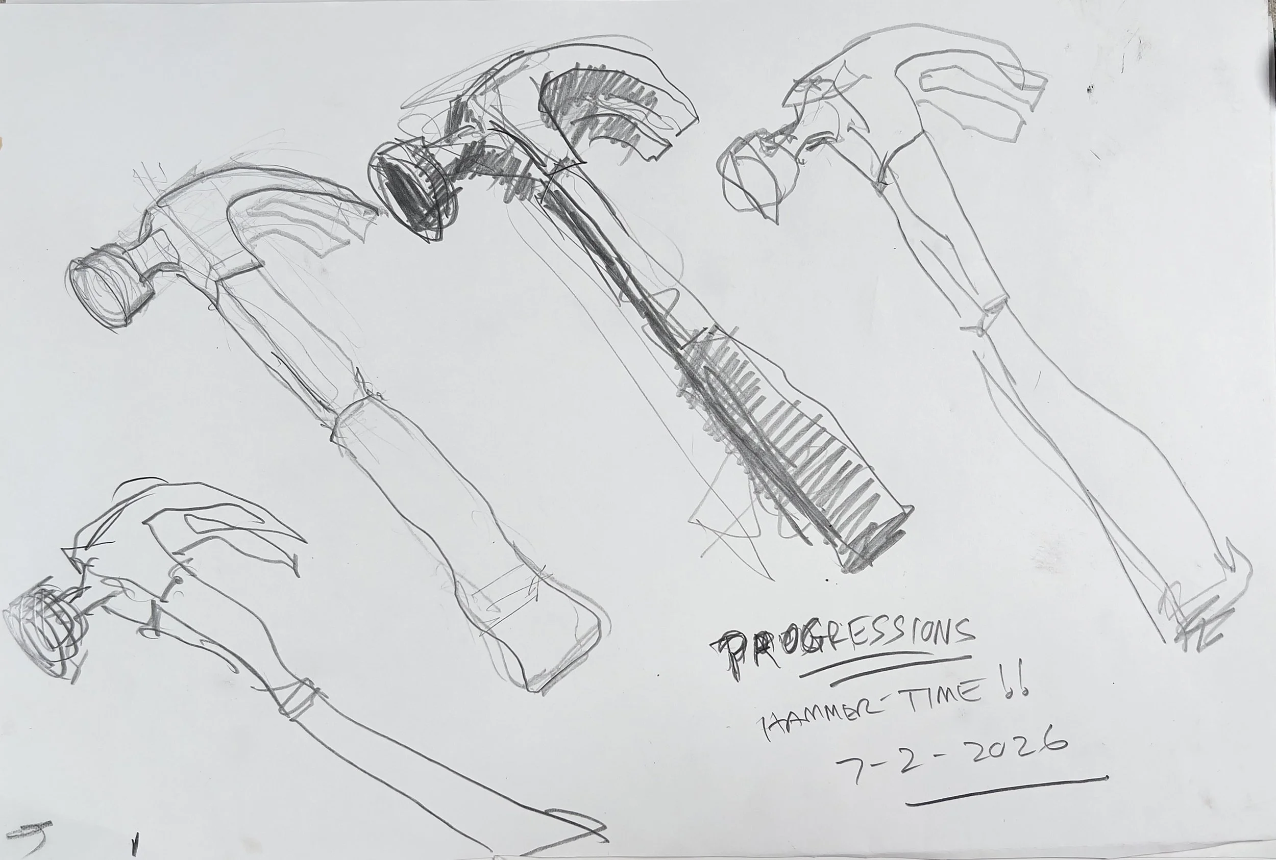 Hammer Time! Construct, Deconstruct &amp; Draw Loose