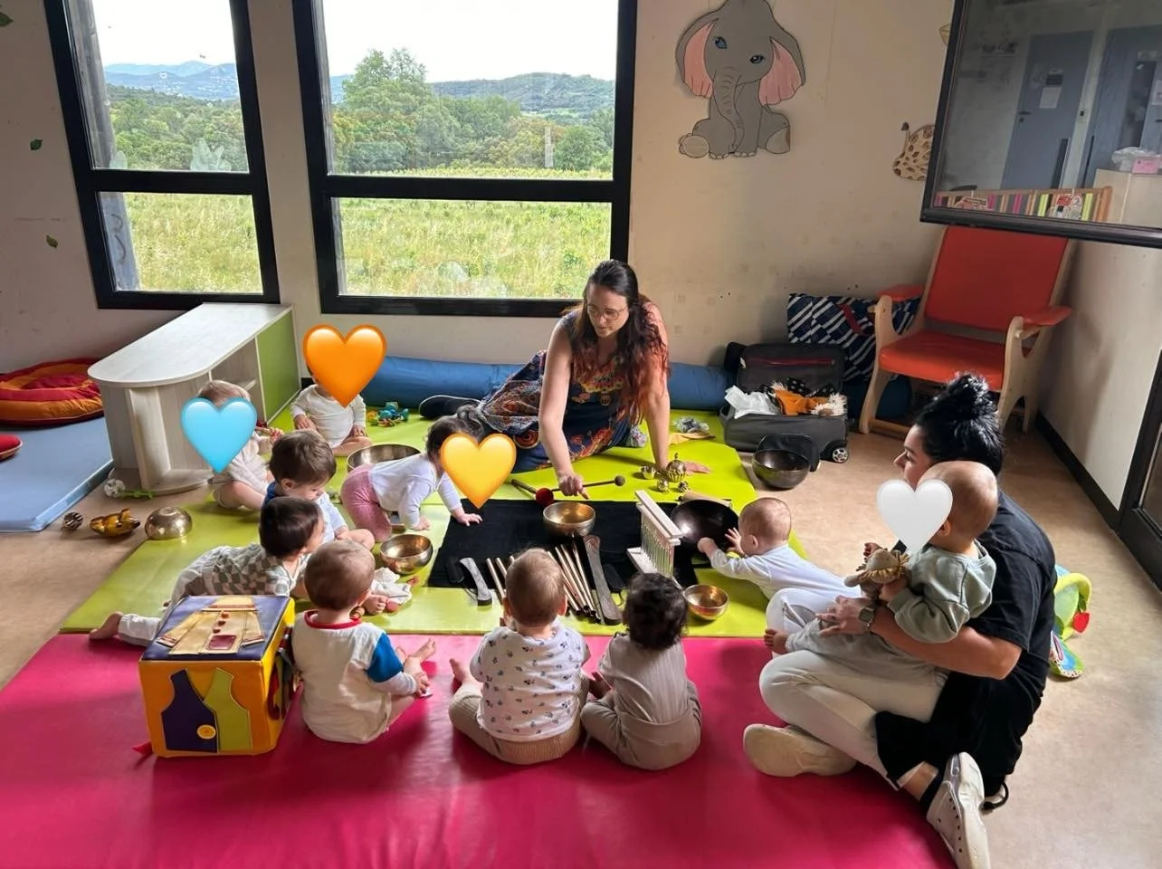 atelier découverte sonore, bébés, enfants