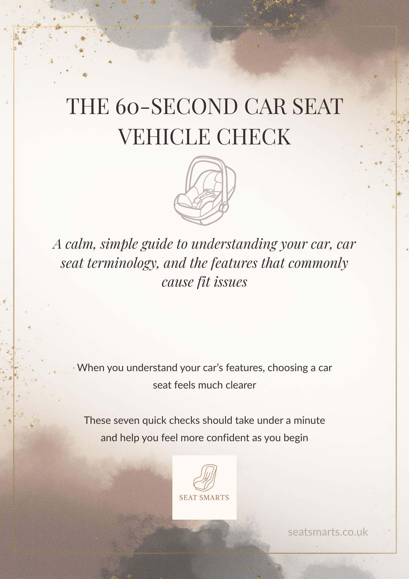 The 60-Second Car Seat Vehicle Check