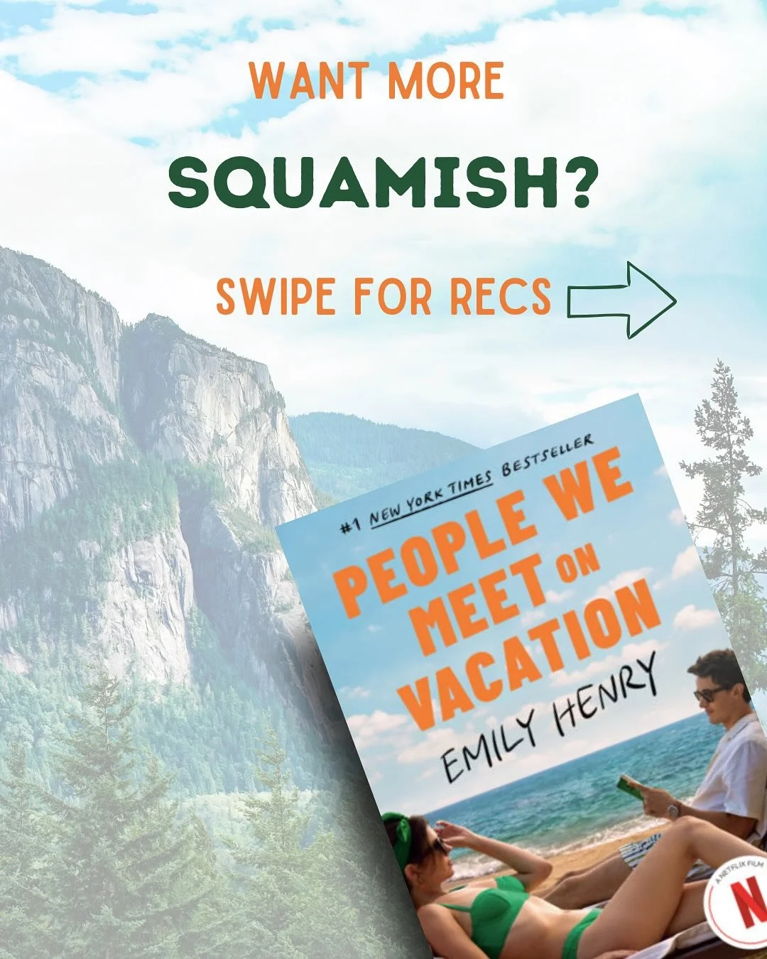 If you watched PWMOV and loved: 
- Alex losing his clothes in the ocean
- that one kiss that ruined everything
- Poppy and Alex in Only One Tent
- the hot guy with the hippie vibe
- the wild beauty of British Columbia
- opposites attracting (god tier