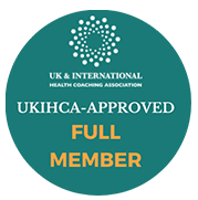 UK & International Health Coaching Association UKIHCA-Approved Full Member badge
