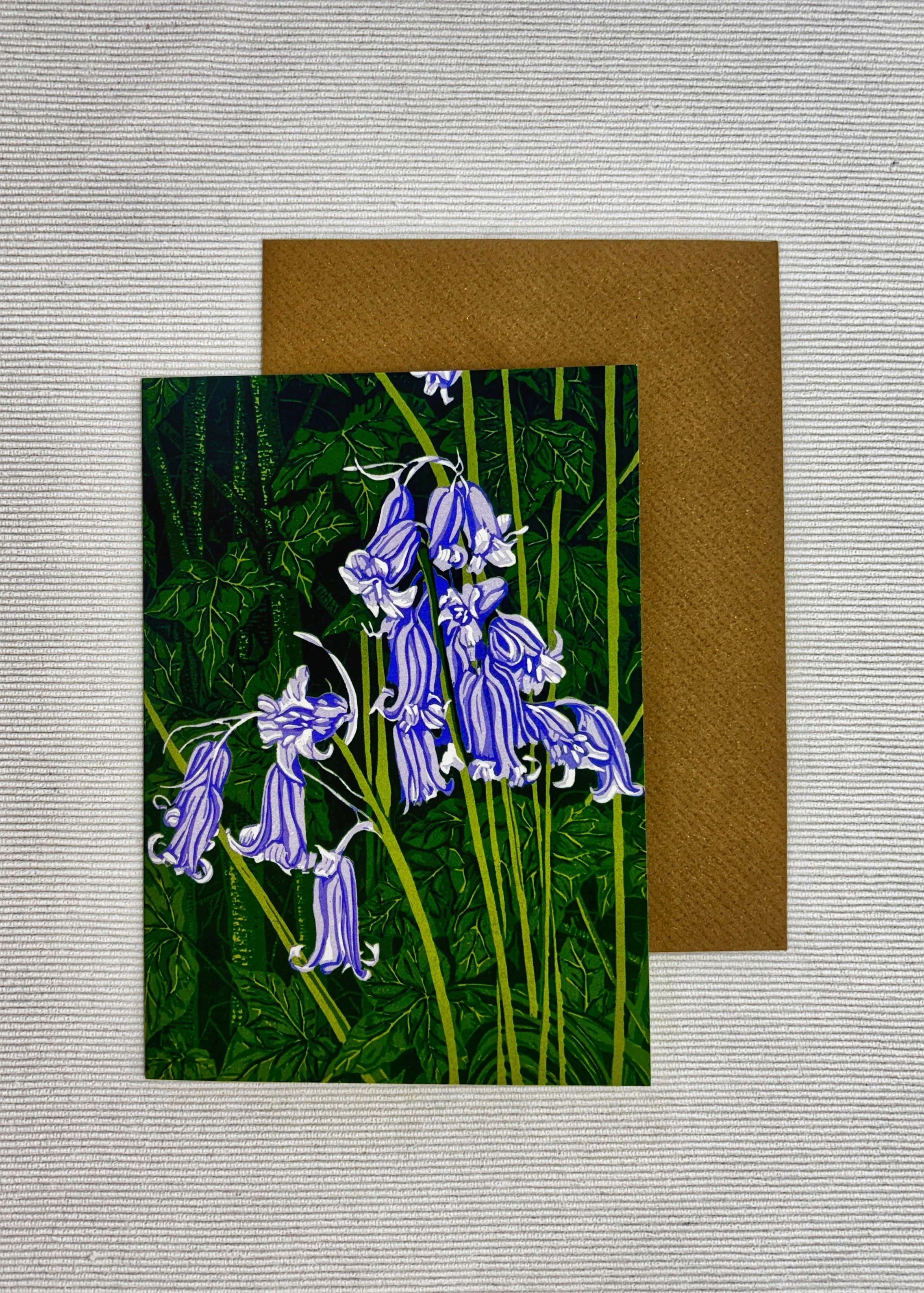 Owslebury Bluebells and Ivy Greetings Card