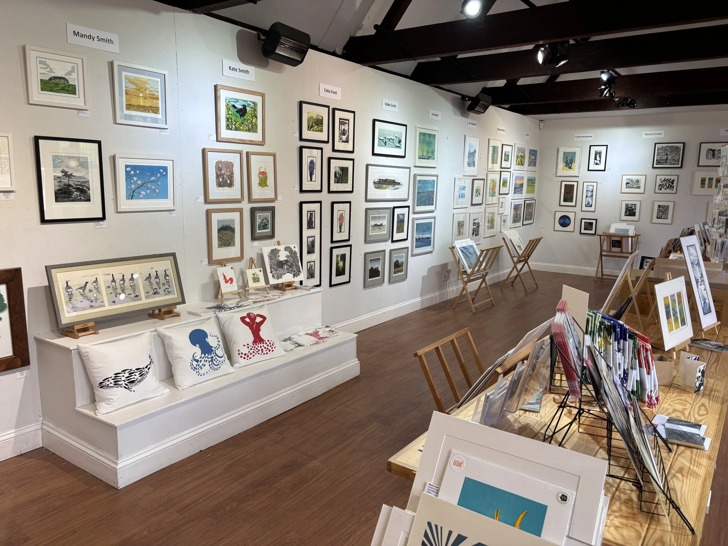 Exbury Gardens Five Arrows Gallery - With Cowprint Artist Printmakers Group