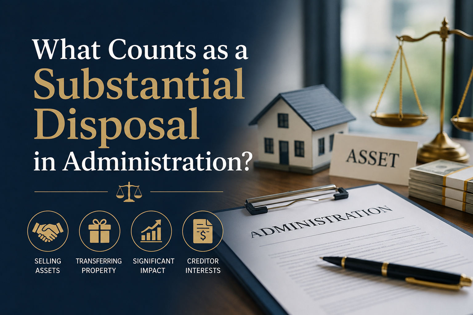 What Counts as a Substantial Disposal in Administration?