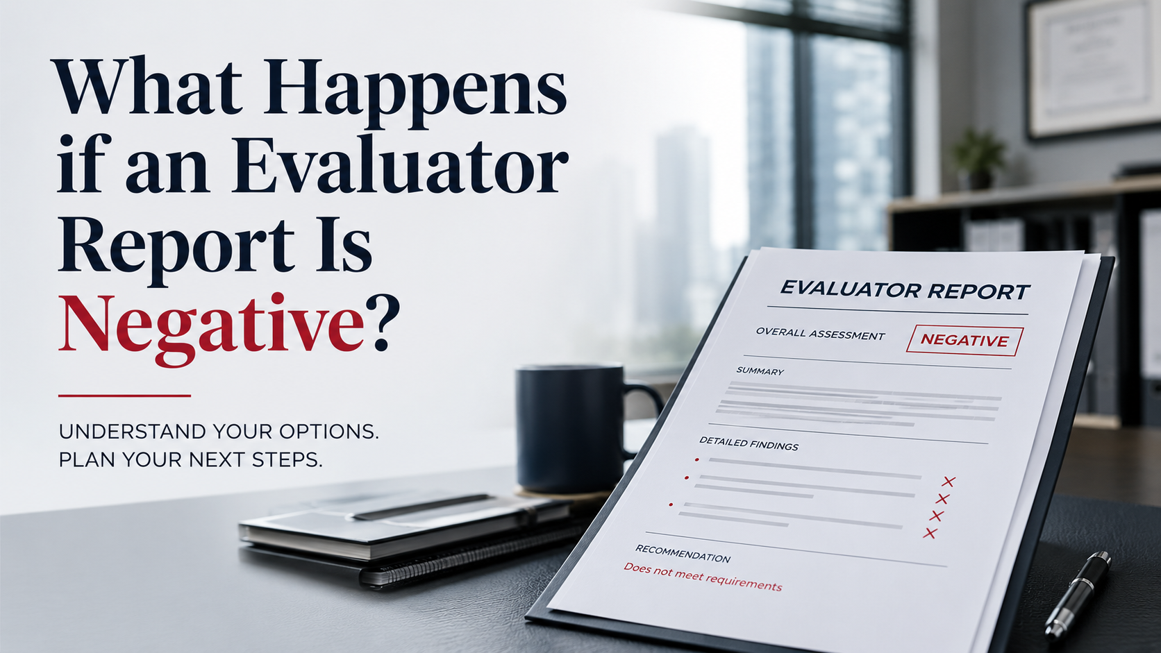 What Happens if an Evaluator Report Is Negative?