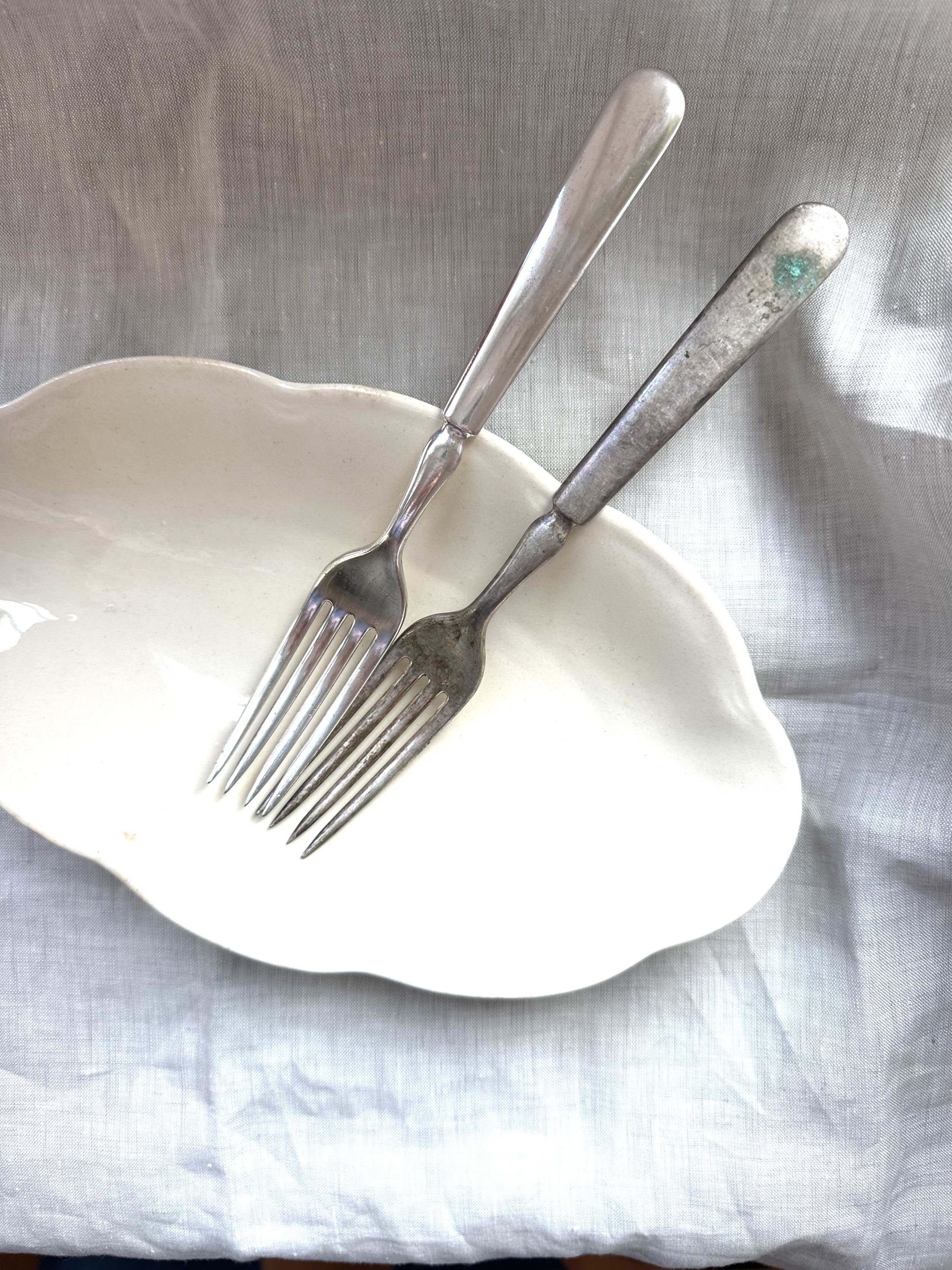 polering av silver, reparation, antikviteter, vintage, värdeföremål