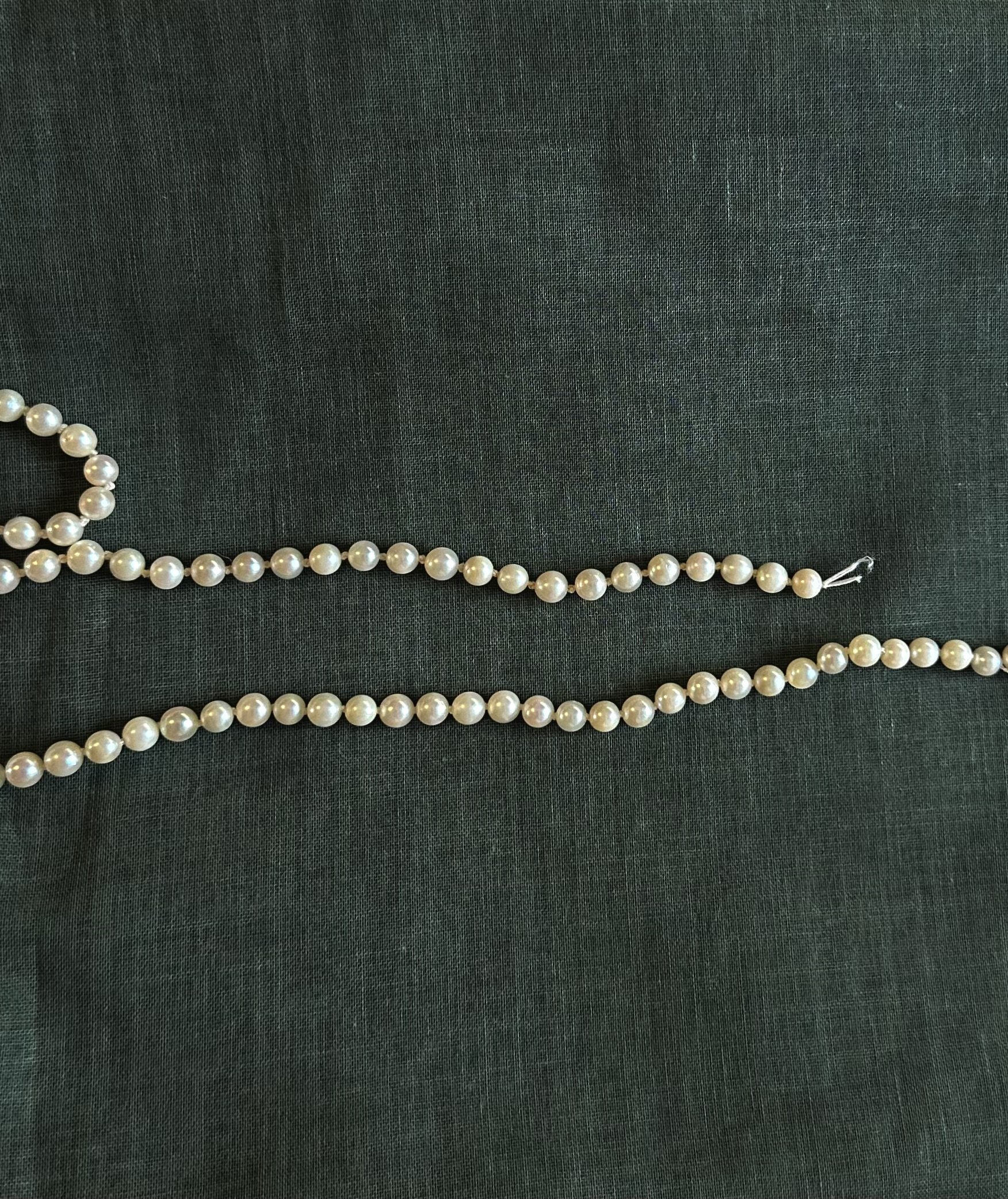 Jewellery repair, pearl-stringing, missing diamond replacement.