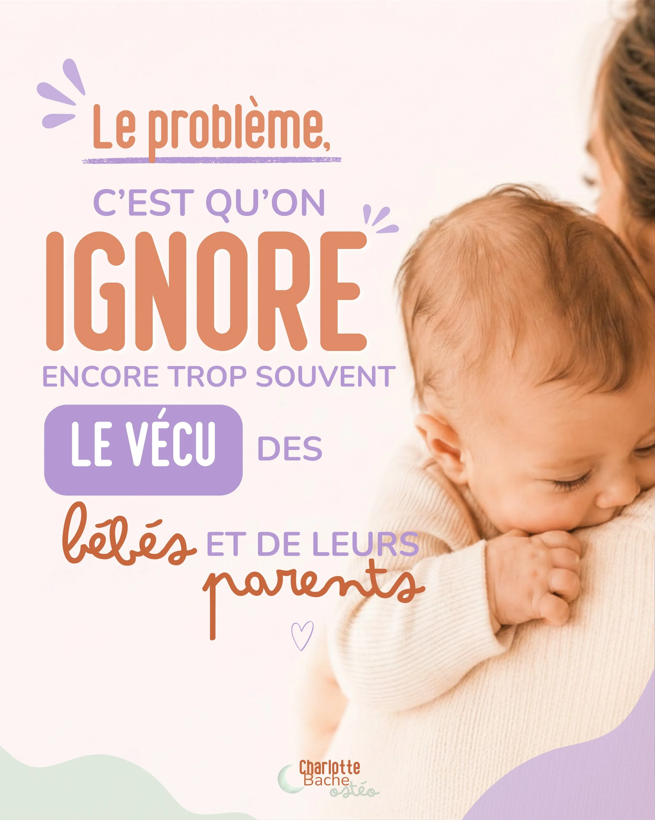 Encore une vid&eacute;o qui tourne, encore un professionnel de sant&eacute; qui s&rsquo;exprime contre l&rsquo;ost&eacute;opathie p&eacute;diatrique.

Tr&egrave;s bien. 
Alors parlons des vrais concern&eacute;s 👶

Donnons la parole aux b&eacute;b&ea