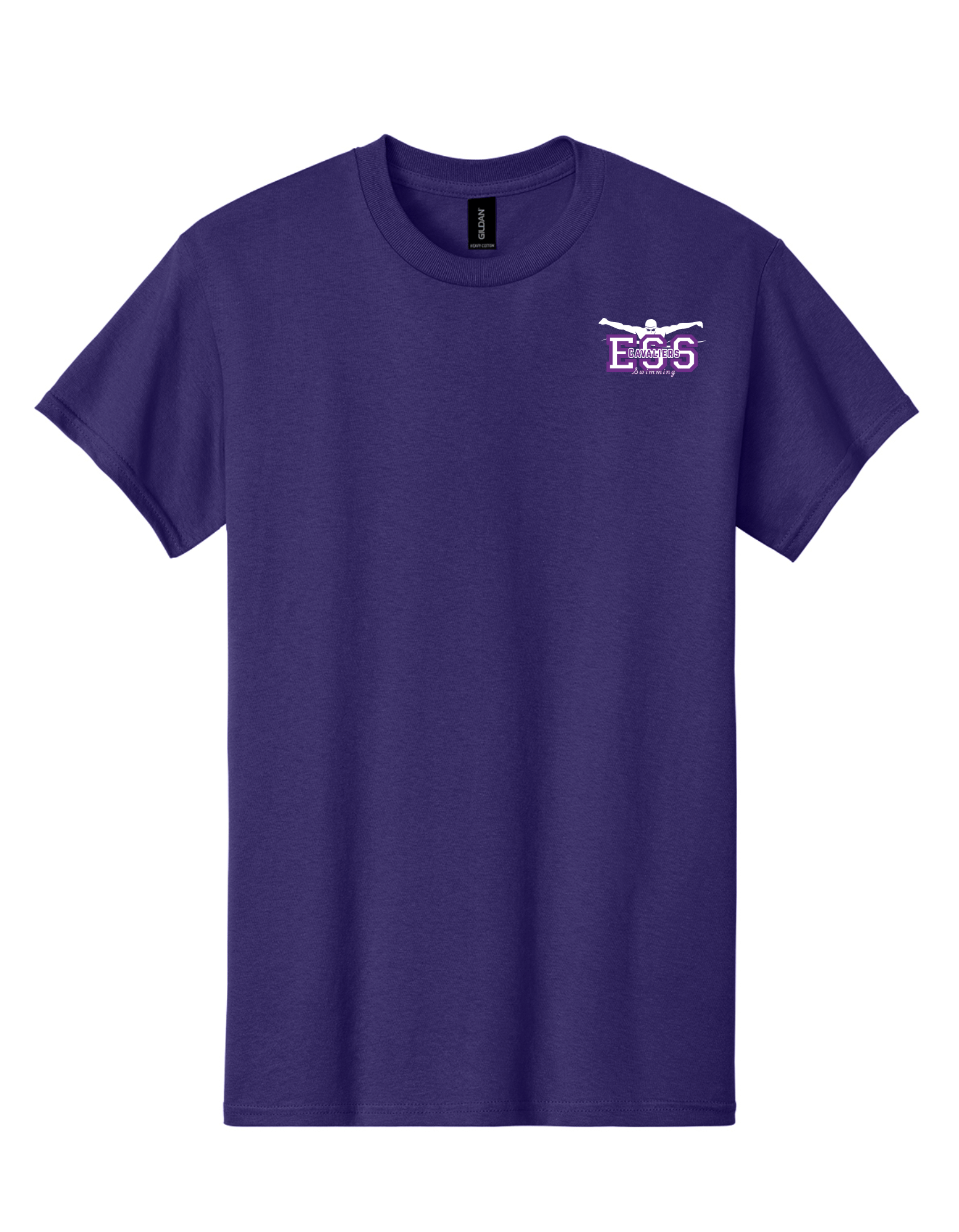 5000 - Gildan Heavy Cotton 100% Cotton T-Shirt ESS CAVALIERS SWIMMER OURPLE LC.png