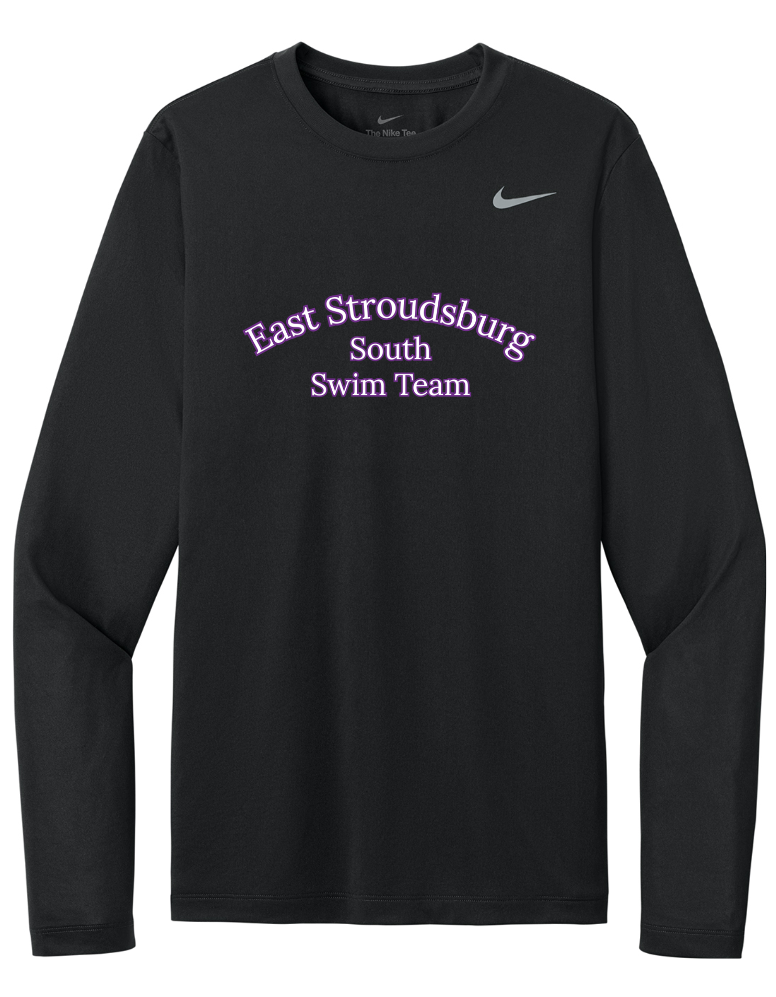NKHQ4550 -Center Chest ES South Swim Team Blk.png