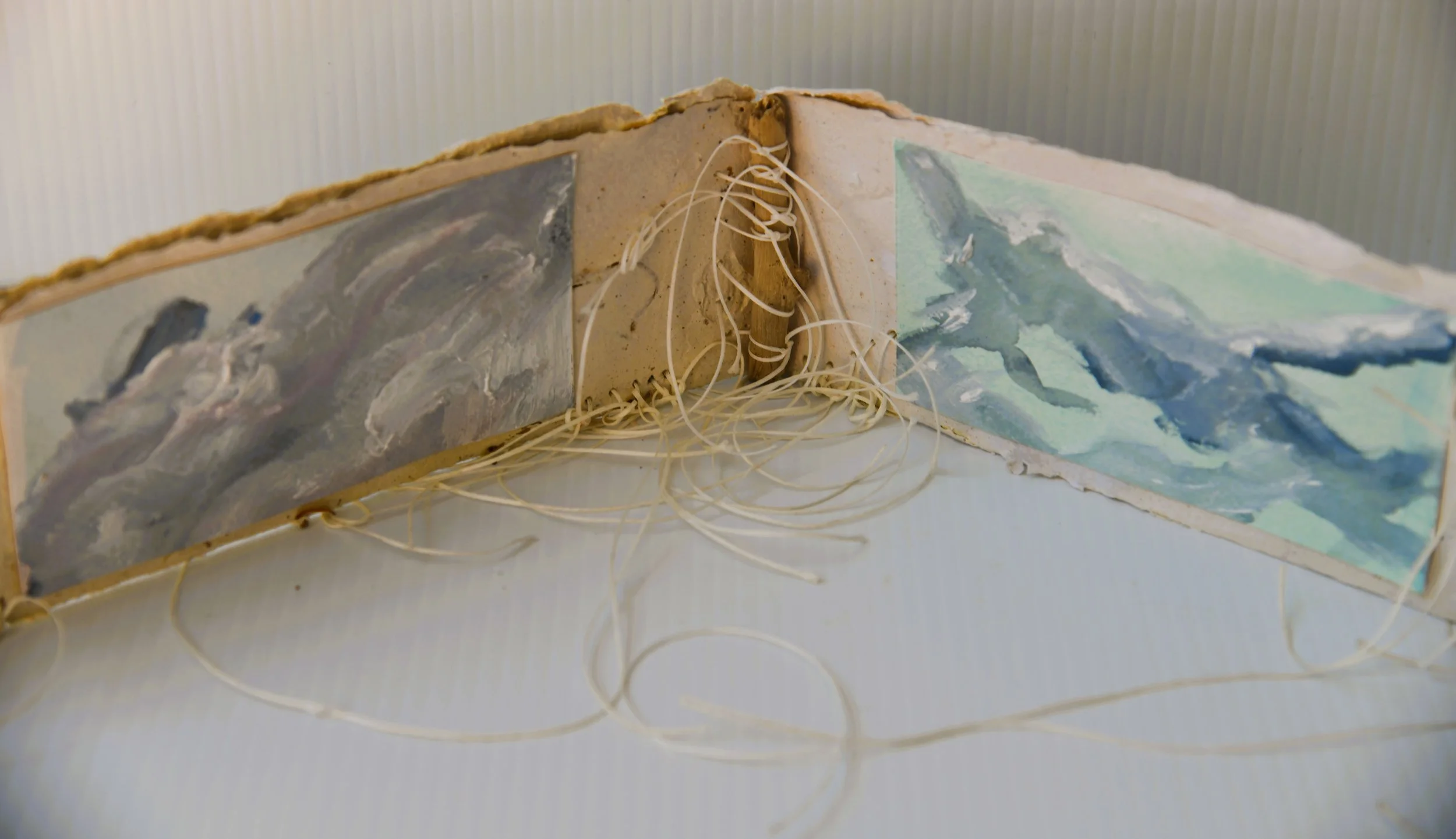 Handmade paper, artist book, Brisbane, Kylie Davidson