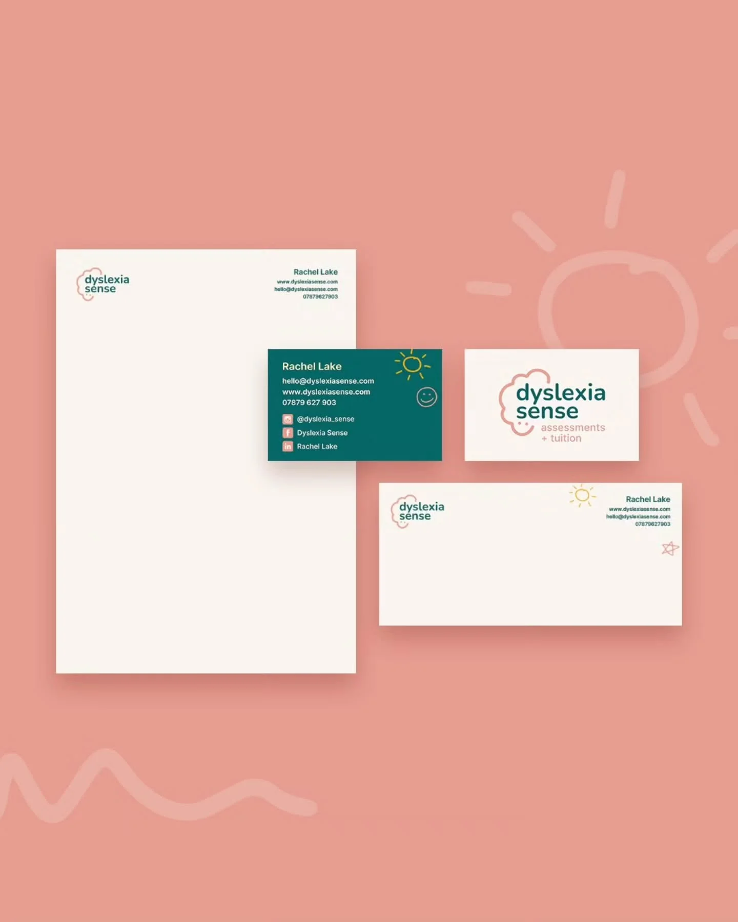 ❓️ The problem - Rachel is a Dyslexia assessor and tutor who needed a brand identity and website design from scratch. They needed to look friendly and approachable, but still professional without appearing corporate or cold.

💡 The solution - A supe