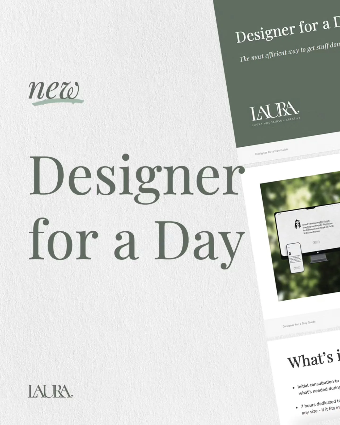 The most efficient way to get stuff done - book your Designer for a Day!

This is a new fuss-free option if you have a list of graphic design jobs that you&rsquo;d like to get completed in one workday. No more separate quotes or drawn-out feedback pr