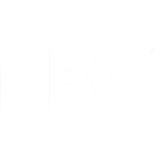 HBO logo in white on a black background.