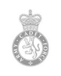 Emblem of the Army Cadet Force featuring a crown and a lion within a circular border with the words 'Army Cadet Force'.