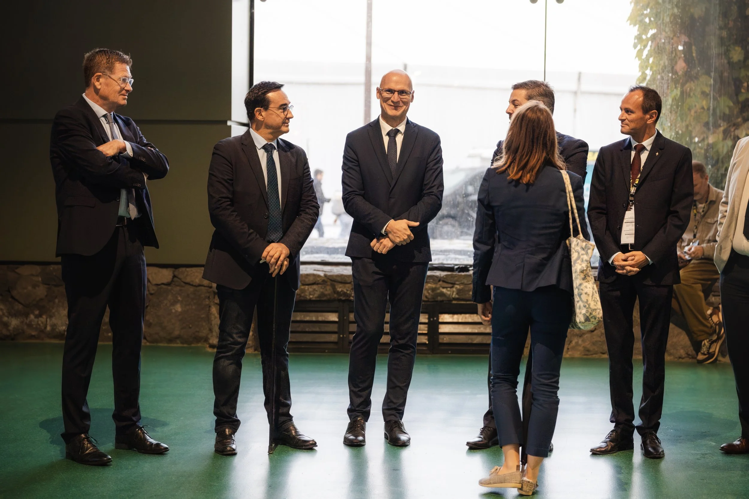 Officiels en visite au Sommet de l'Élevage