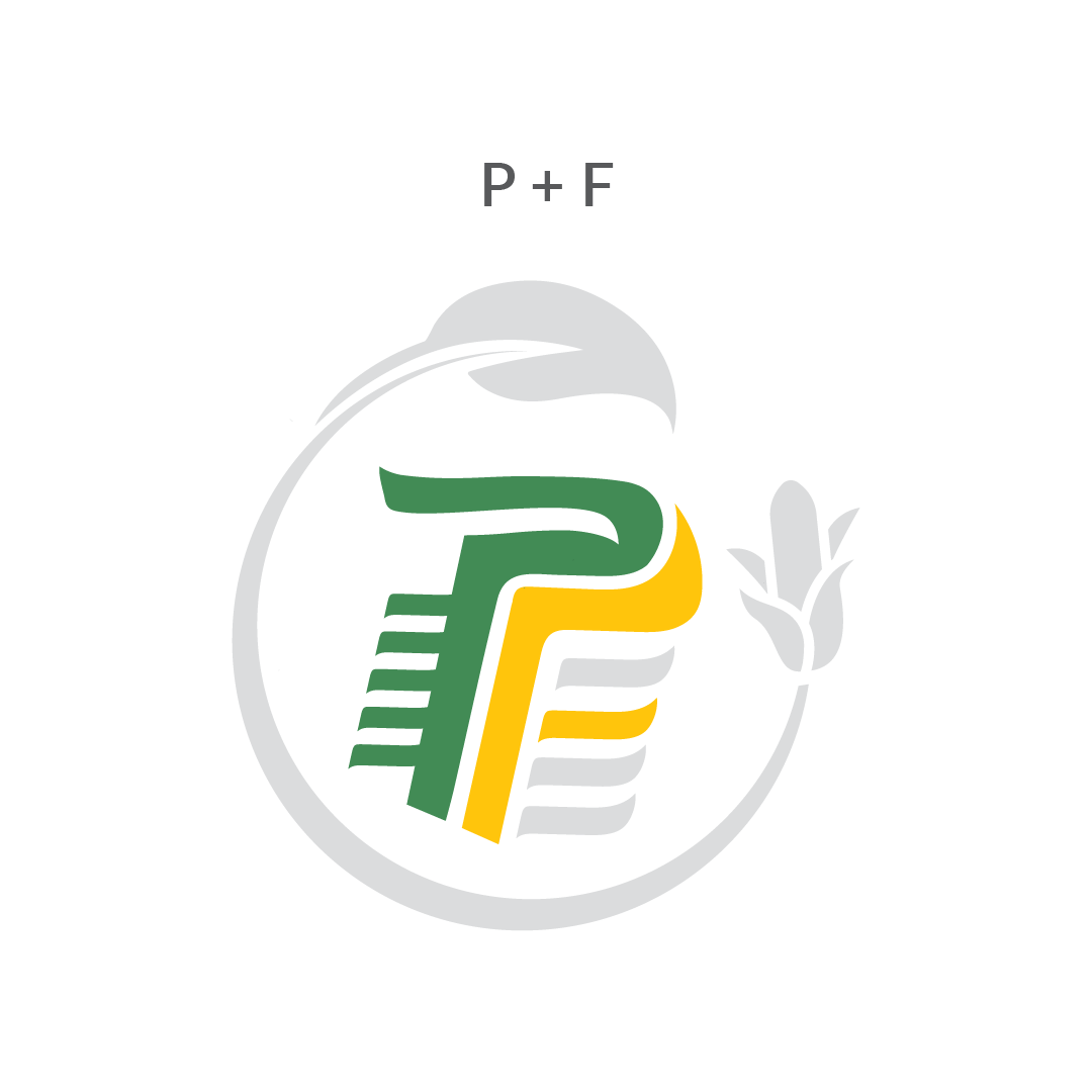 Logo breakdown for Prange Farms  - New Palestine, IN - Branding