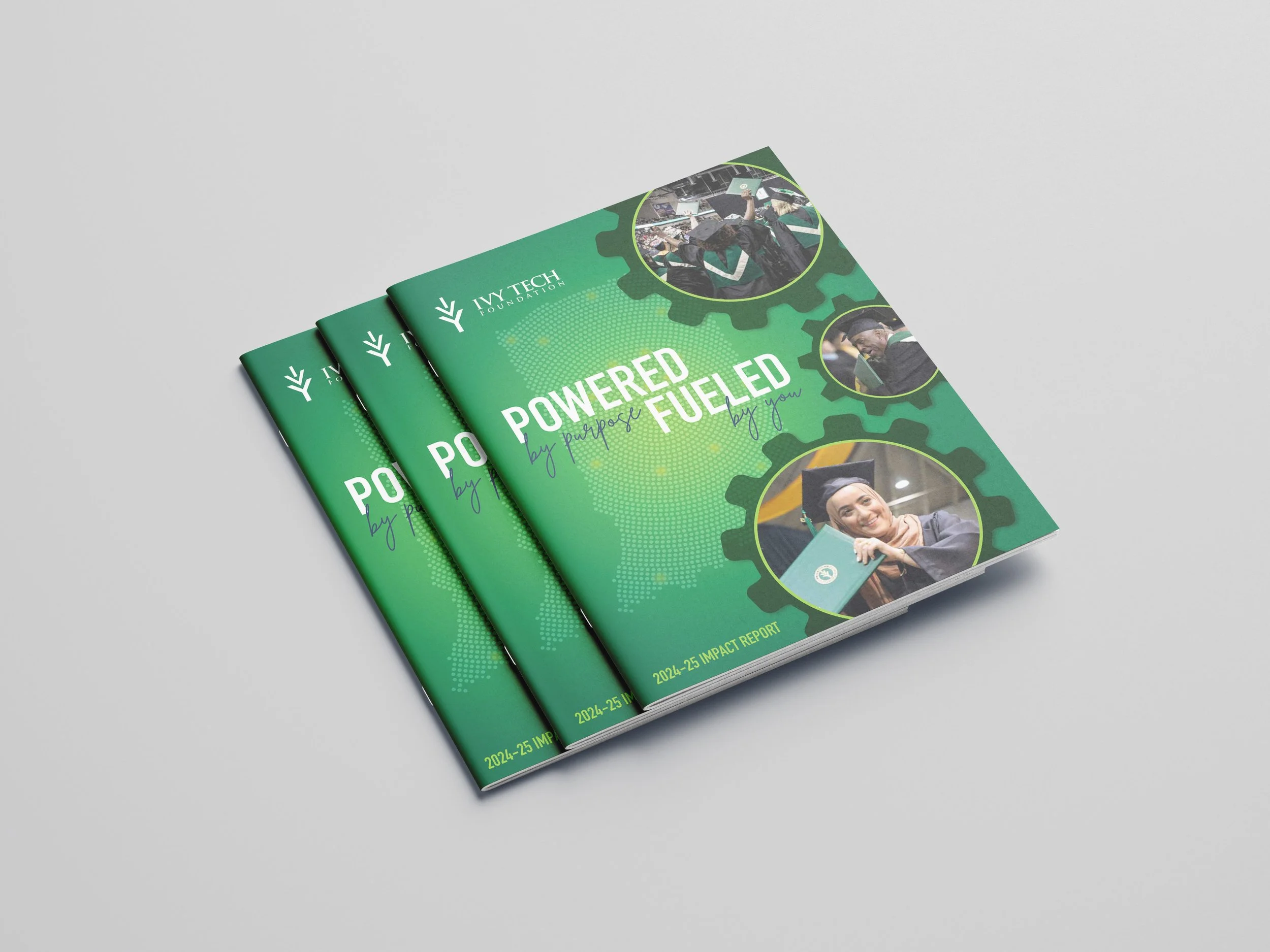 Ivy Tech Foundation Impact Report Cover - Indianapolis, Print Design