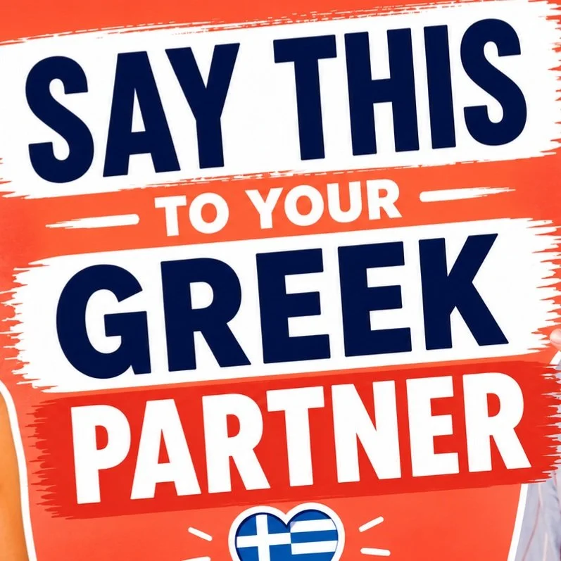 🇬🇷❤️ Got a Greek partner but speak English together all day?

Don&rsquo;t try to suddenly switch your whole relationship into Greek.

Start with the things you already say every day.

☕ Do you want a coffee?
👋 Did you have a good day?
❤️ I miss yo