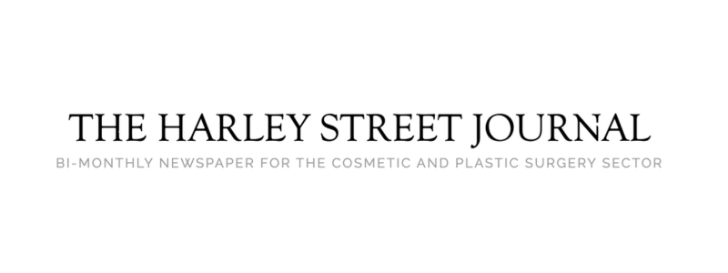 Cover page of The Harley Street Journal, a bi-monthly newspaper for the cosmetic and plastic surgery sector