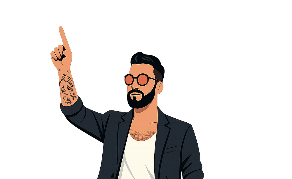 Ilustración de Eber Landa generada por inteligencia artificial.